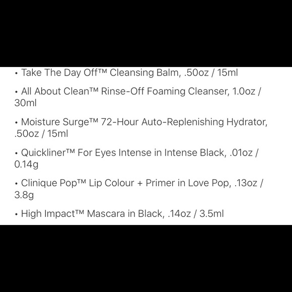 Clinique Gift Set - Picture 2 of 2